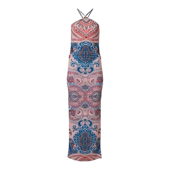 Medallion Print Maxi Dress Sz 2X. NWT - Picture 1 of 6